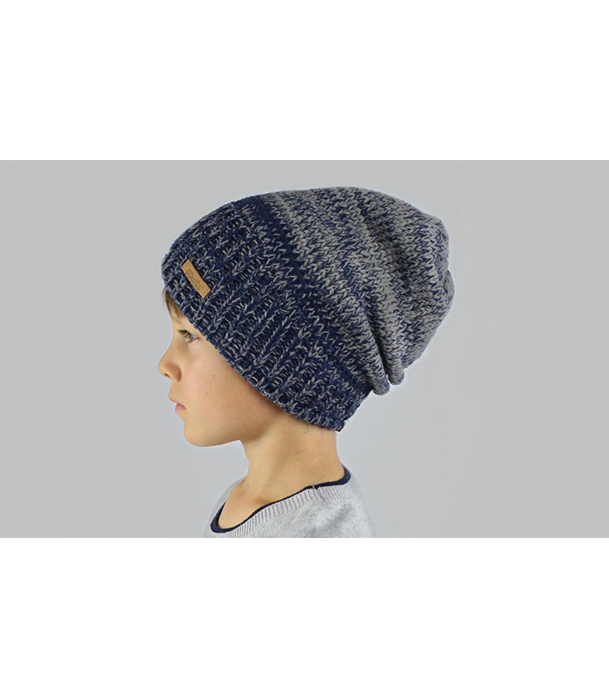 Oversized Beanie Junge blau Brighton beanie boys deflt blue